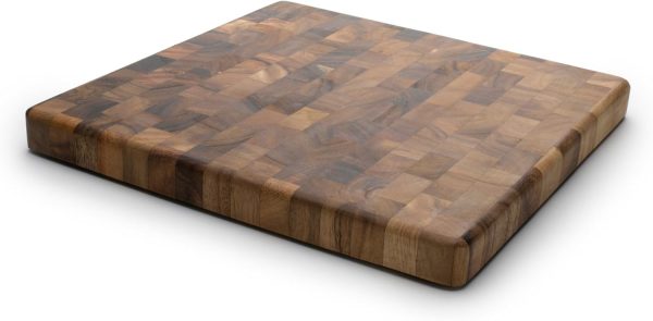 28218 Square   Chef's Board , Acacia Wood 14" Square